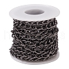Aluminium Twisted Curb Chains CHA-YW0001-02-1