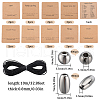 SUNNYCLUE DIY Morse Code CCB Plastic Beaded Bracelet Making Kit DIY-SC0024-26-2