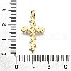 Brass Micro Pave Cubic Zirconia Pendants KK-Z100-34G-03-3