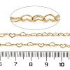 Brass Heart Link Chains CHC-H113-14A-G-2