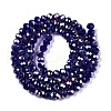 Electroplate Glass Beads Strands EGLA-A044-T4mm-B06-3