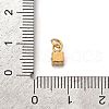 304 Stainless Steel Micro Pave Cubic Zirconia Pendants STAS-R167-01B-G-3