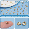 Unicraftale 200Pcs 304 Stainless Steel Bead Caps STAS-UN0057-69-5