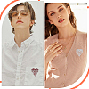 GOMAKERER 2Pcs 2 Colors Alloy Rhinestone Brooch FIND-GO0003-52-7