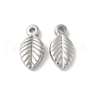 304 Stainless Steel Charms STAS-L022-506P-1