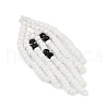 Halloween Theme Glass Seed Seed Beads PALLOY-MZ00773-4