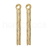 Brass Stud Earrings for Women EJEW-U050-01G-4