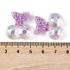 Transparent Epoxy Resin Fruit Cherry Decoden Cabochons CRES-M034-08B-3