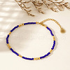 Glass Round Beads Ankles for Women KT6015-2-1