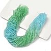 Transparent Painted Glass Beads Strands X1-DGLA-A034-T2mm-A16-1