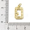 Brass Micro Pave Cubic Zirconia Pendants KK-V014-01G-07-3