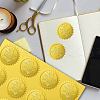 34 Sheets Self Adhesive Gold Foil Embossed Stickers DIY-WH0509-072-6