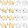 Unicraftale 20Pcs 2 Colors 201 Stainless Steel Pendants STAS-UN0029-97-1