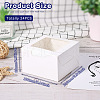 Square Paper Biscuit Boxes with Square Clear Window CON-TAC0001-12B-01-4