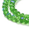 Electroplate Glass Beads Strands X1-EGLA-A034-T8mm-L08-3