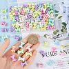 SUNNYCLUE 100Pcs Opaque Acrylic Beads SACR-SC0001-35-3