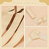 Polyester Jacquard Flower Ribbons SRIB-WH0011-167C-4