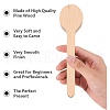 Gorgecraft Wood Carving Spoon AJEW-GF0001-40-5