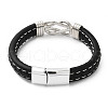 Word Love You Forever Stainless Steel Interlocking Knot Link Bracelet JB753A-3
