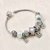 Alloy European Beads Charm Bracelets BJEW-F495-11P-4