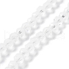 Electroplate Transparent Glass Beads Strands EGLA-I018-FA07-2