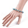 Natural Apatite Braided Beaded Bracelet BJEW-JB07997-07-2