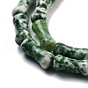 Natural Green Spot Jasper Beads Strands G-Q178-A15-01-4
