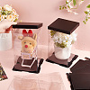 Folding Clear Plastic Gift Storage Boxes CON-WH0106-09B-3