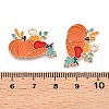 Thanksgiving Day Theme Alloy Enamel Pendants X1-ENAM-T020-35E-3