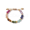 Adjustable Gemstone Finger Rings for Women RJEW-JR00874-01-2