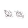 Anti-Tarnish 925 Sterling Silver Pendant Bails STER-T007-85P-1