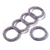 Faceted Transparent Glass Beads Stretch Bracelets BJEW-S144-002B-04-1