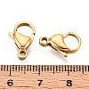 304 Stainless Steel Lobster Claw Clasps STAS-T065-15mm-34G-3
