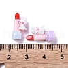 Opaque Cute Animal Resin Decoden Cabochons RESI-B024-02C-3