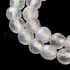 Natural White Agate Beads Strands G-G580-4mm-01-4
