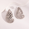 Elegant Stainless Steel Wing Stud Earrings ZS1121-2-1