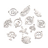Biyun 24Pcs 12 Style Stainless Steel Links Connectors STAS-BY0001-03-2