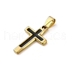 201 Stainless Steel Pendants STAS-C130-01B-G-2