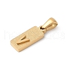 304 Stainless Steel Pendants STAS-Z120-03V-G-2