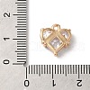 Brass Charms KK-C062-052G-02-3