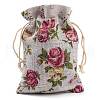 Linenette Drawstring Bags CON-PW0001-078A-16-4