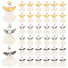   48Pcs 3 Styles Spiral Shell Angel Pendants FIND-PH0020-54-1