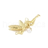 Acrylic Imitation Pearl Pendants STAS-P366-30G-2