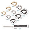Alloy D-Ring Shackles Clasps PALLOY-PH0005-86-2