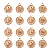 Golden Plated Alloy Enamel Charms X-ENAM-S118-06P-2