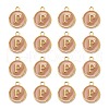 Golden Plated Alloy Enamel Charms X-ENAM-S118-06P-2