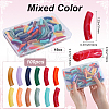 SOFPLATE 100Pcs Imitation Gemstone Acrylic Beads OACR-SP0001-05E-2