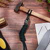 Outdoor EDC Tool Brass Parachute Rope European Beads KK-WH0081-44B-AS-4