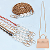 WADORN 5Pcs 5 Colors PU Leather & Aluminum Chain Bag Straps FIND-WR0009-49-3