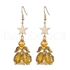 Angel Star Handmade Glass Seed Beads & Glass Dangle Earrings for Women EJEW-MZ00393-01-2